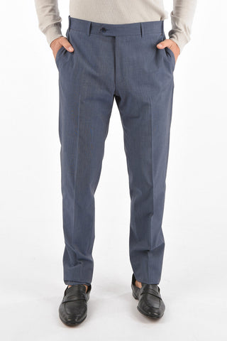district check side vents notch lapel MANTUA 2-button suit