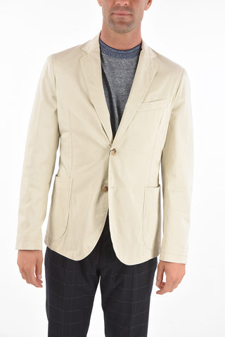 CC COLLECTION stretch cotton side vents ORLANDO 2-button blazer