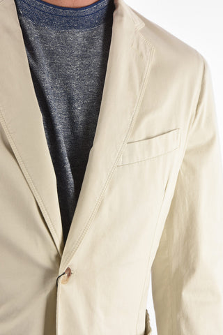 CC COLLECTION stretch cotton side vents ORLANDO 2-button blazer