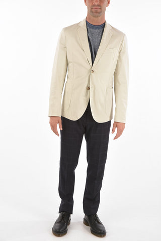 CC COLLECTION stretch cotton side vents ORLANDO 2-button blazer