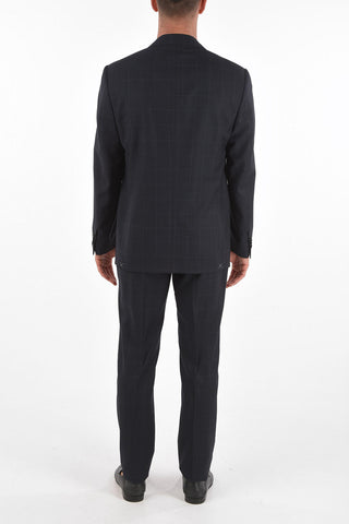 checked side vents notch lapel MANTUA 2-button suit