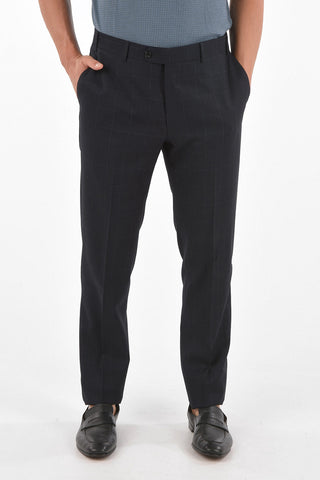 checked side vents notch lapel MANTUA 2-button suit