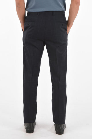 checked side vents notch lapel MANTUA 2-button suit