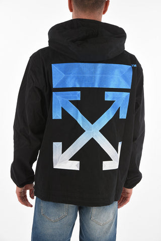 DSM Embroidered Logo DROP GRADIENT Anorak Jacket