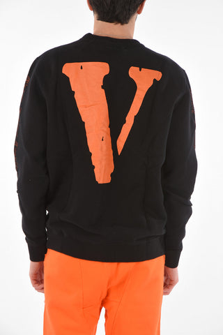 Crewneck BIG V Sweatshirt with Lettering Print