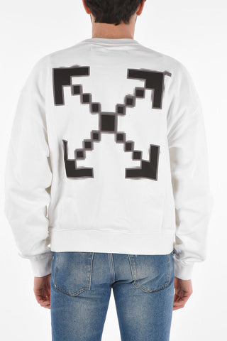 Crewneck SCAFFOLDING Sweatshirt with Double Sided Print