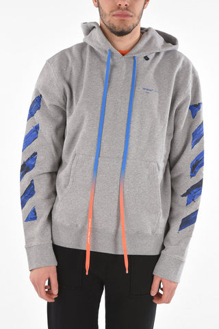 Hooded SSENSE Sweatshirt with Acrylic Print