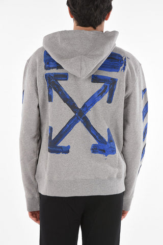 Hooded SSENSE Sweatshirt with Acrylic Print
