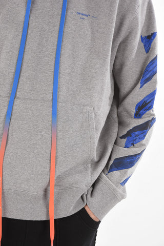 Hooded SSENSE Sweatshirt with Acrylic Print