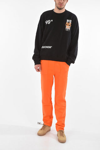 Crewneck SSENSE Sweatshirt with IMPRESSIONISM Print