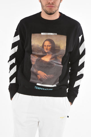Felpa Girocollo DIAG MONALISA con Stampa