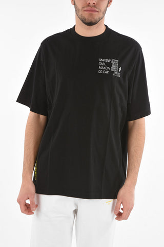 T-Shirt Girocollo FALLS OVER in Cotone