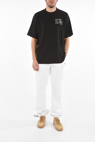 T-Shirt Girocollo FALLS OVER in Cotone