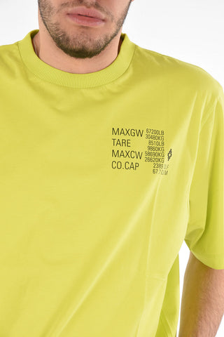T-shirt FALLS with Lettering Print
