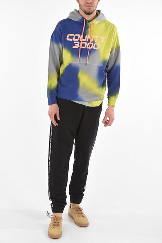 Tye Dye Motif COUNTY3000 Oversized Hoodie