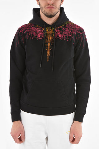 Felpa BEZIER WINGS con Cappuccio e Maxitasca