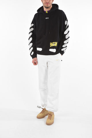 Printed DIAG SPRAY Hooded Sweatshirt