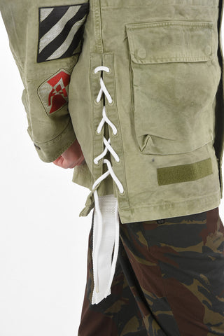 FIELD Jacket with Military Patches