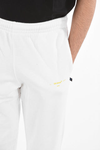 Jogger Pants ACRYLIC with Embossed Arrow Print