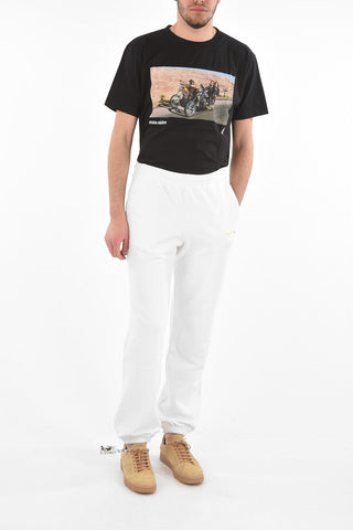 Jogger Pants ACRYLIC with Embossed Arrow Print