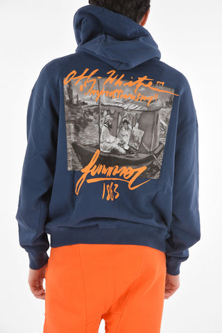 Hooded SSENSE Sweatshirt with IMPRESSIONISM Print