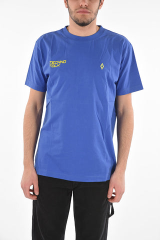 Lettering Printed TECHNO SHIPPING T-shirt
