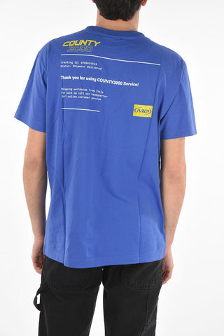Lettering Printed TECHNO SHIPPING T-shirt
