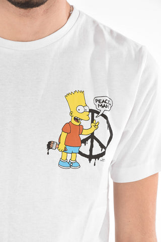 T-shirt BART PEACE SIGN con Stampa