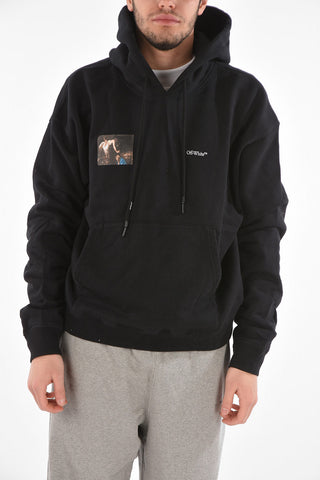 Hooded CARAVAGGIO ANGEL  Sweatshirt with 4-Arrow Print