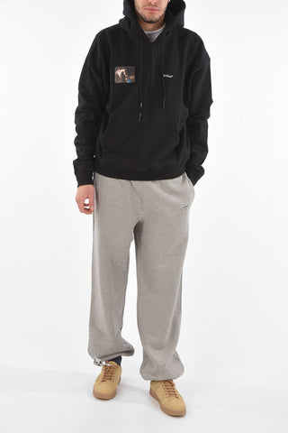 Hooded CARAVAGGIO ANGEL  Sweatshirt with 4-Arrow Print