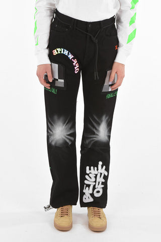 Jeans EV BRAVADO with Logoed Embroidery 22cm