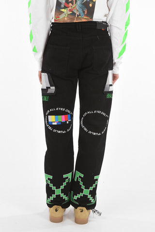 Jeans EV BRAVADO with Logoed Embroidery 22cm