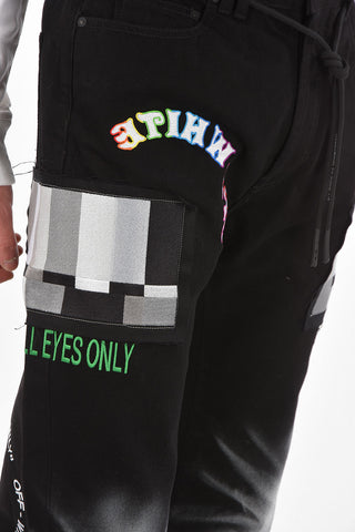 Jeans EV BRAVADO with Logoed Embroidery 22cm