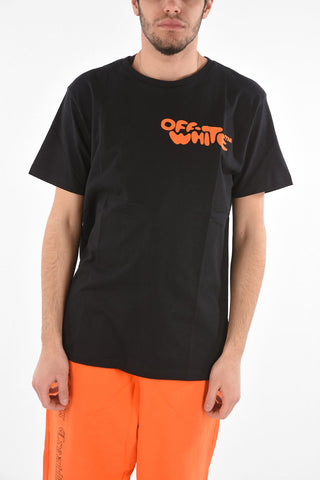 T-shirt with Embossed Bubble Font Logo