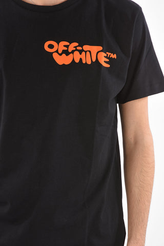 T-shirt with Embossed Bubble Font Logo