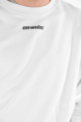 Crewneck MARKER Sweatshirt with 4-Arrow Back Print