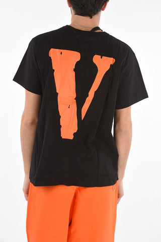 Lettering Printed BIG V T-shirt