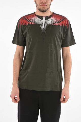 Crew Neck RED WINGS Cotton T-Shirt