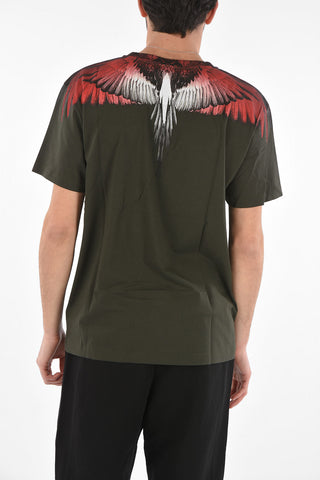 Crew Neck RED WINGS Cotton T-Shirt