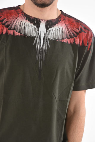 Crew Neck RED WINGS Cotton T-Shirt