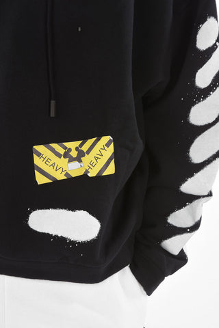 Printed DIAG SPRAY Hooded Sweatshirt