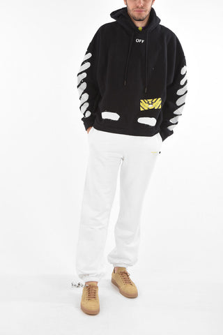 Printed DIAG SPRAY Hooded Sweatshirt