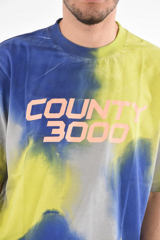 T-Shirt COUNTY3000 in Cotone Tie Dye