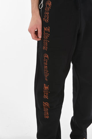 Pantaloni Jogger V-LONE con Stampa in Lettering