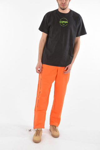 T-shirt with Embroidered Lettering PURIFICATION OF THE SUPERFLUOUS