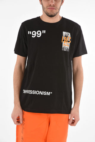 SUMMER T-shirt with IMPRESSIONISM Print
