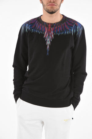 Crew Neck SHARP WINGS Printed Sweatshirt