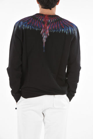 Crew Neck SHARP WINGS Printed Sweatshirt