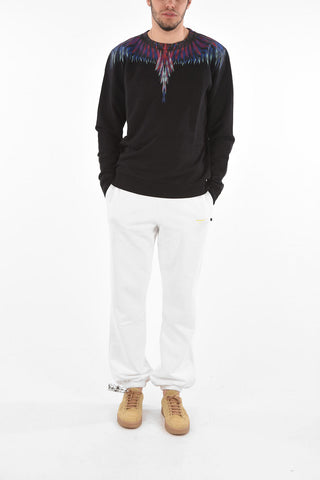 Crew Neck SHARP WINGS Printed Sweatshirt