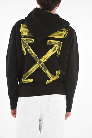 Printed ACRYLIC ARROW Hooded Sweatshirt